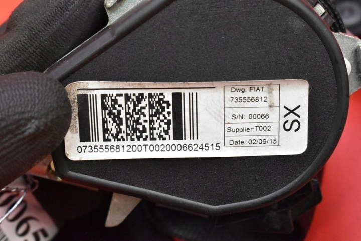 фото №6, Pas безопасности левый зад 735556812 opel combo d 11-20