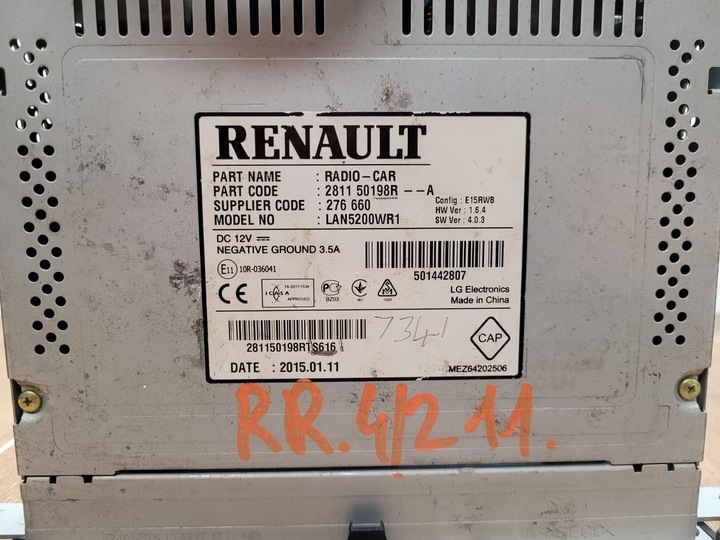 фото №8, Renault trafic iii vivaro 281150198r радіо навігація