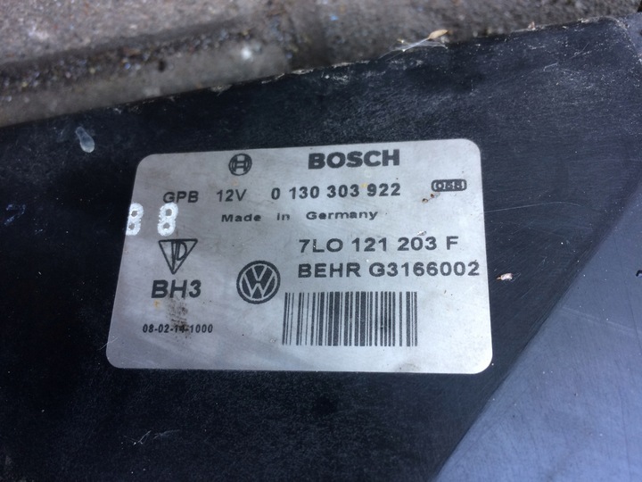 фото №10, Вентилятор радиатор touareg 7l 02-06r 7l0121203f