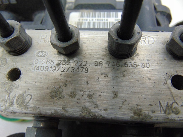 фото №10, Насос abs berlingo partner iii 2008- 9674663580 0265252222 з штекер европа