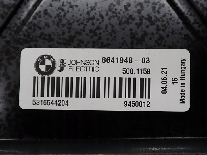 фото №12, Корпус вентилятора вентилятор оригинал bmw i3 21r