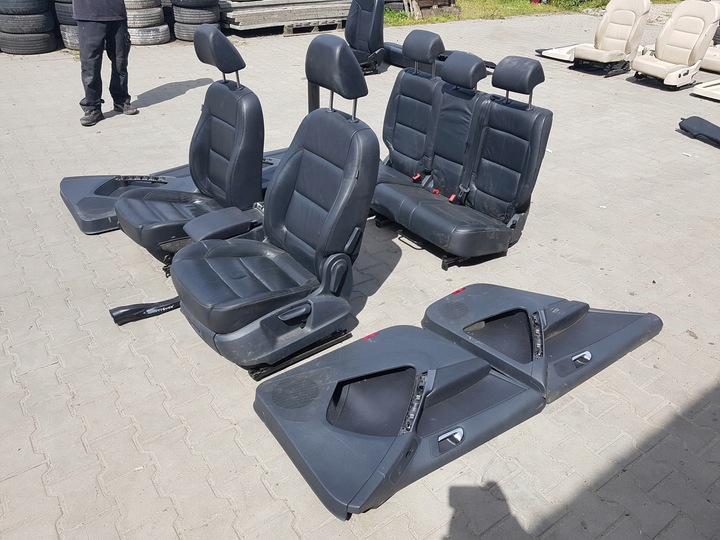 фото №5, Vw tiguan i 5n 06-15r сиденья кожаные диван комплект