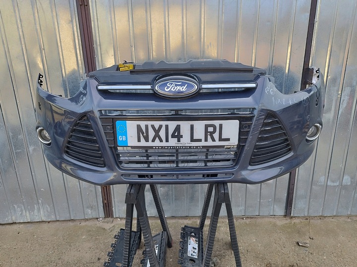 фото №1, Бампер перед ford focus mk3 iii цвет eb 2010-2014 омыватель ксенон 6x pdc