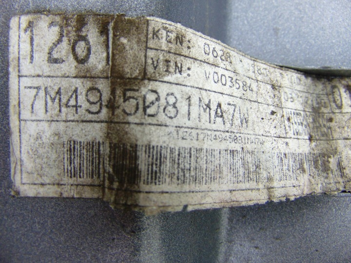 фото №7, Накладка крышки зад задней багажника vw sharan i рестайлинг