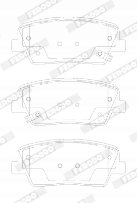 фото №1, Тормозные колодки тормозные зад kia stinger 2.2d 06.17- fdb5152