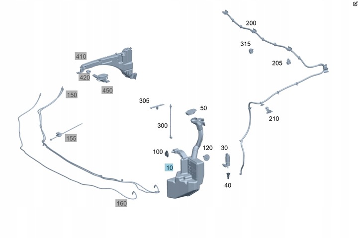фото №3, Бак рідини склоомивача mercedes gla eqb glb b клас