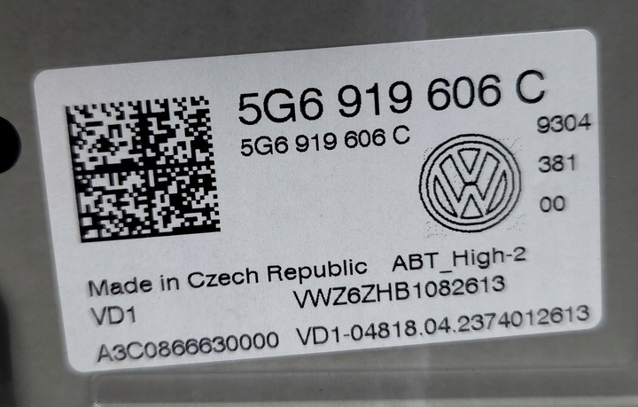 фото №12, Дисплей монітор vw arteon 5g6919606c