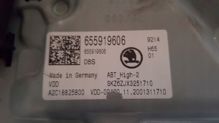 фото №9, Экран дисплей skoda scala 655919606 демонтаж