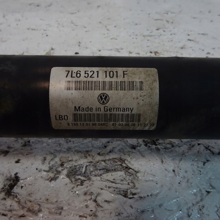 фото №3, Audi q7 4l 3.0tdi wał приводной перед 7l6521101f