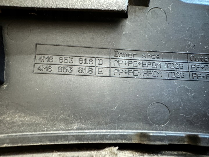 фото №10, Audi q8 rsq8 s line 4m8853818 планка левая зад