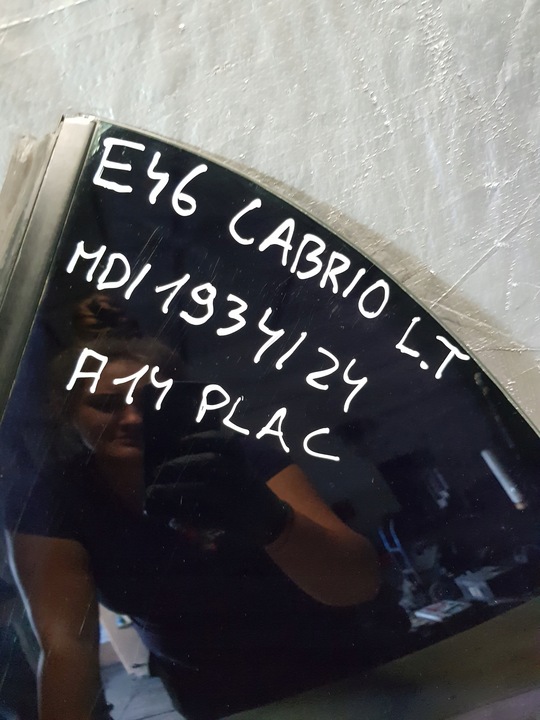 фото №3, Скло лівий зад bmw e46 cabrio