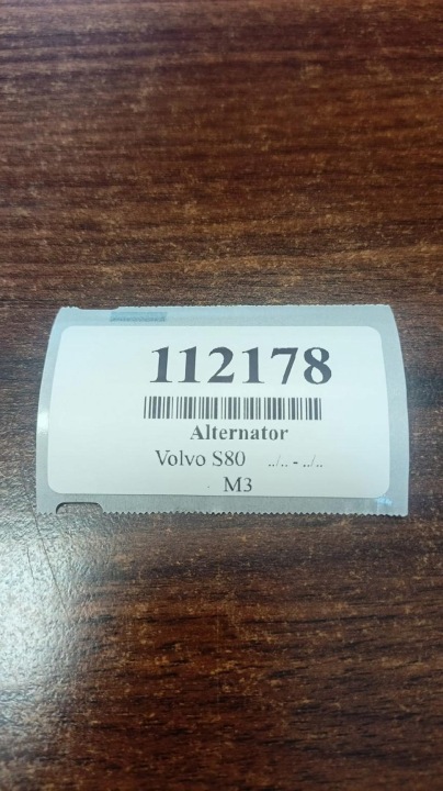 фото №7, Volvo s80 2.0 turbo генератор 0124515017