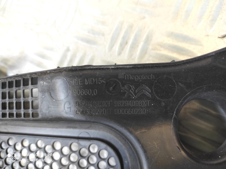 фото №9, Citroen c4 cactus рестайлінг панель під лобовим склом верхній європа 980159668a