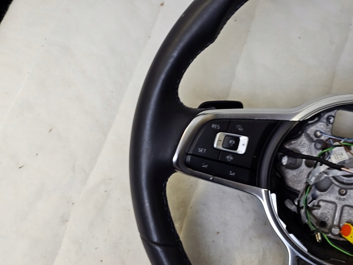 фото №6, Кермо шкіра мультифункція dsg vw golf vii gte r line 5g0419091js r229