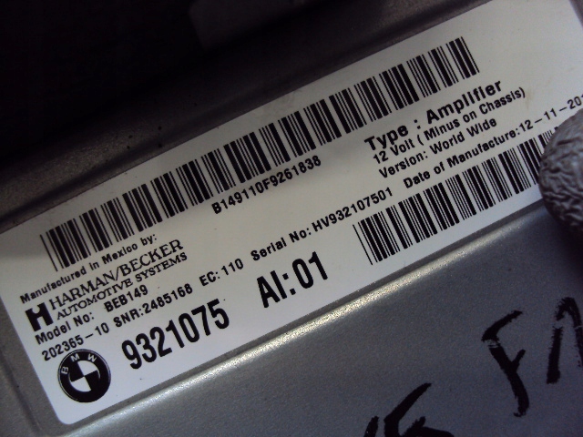 фото №5, Підсилювач аудіо bmw x5 f15 x6 f16 2013-