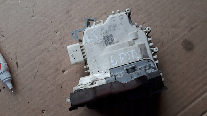 фото №9, A5 8t рестайлинг замок дверь левый зад задний 6 pin a4 b8