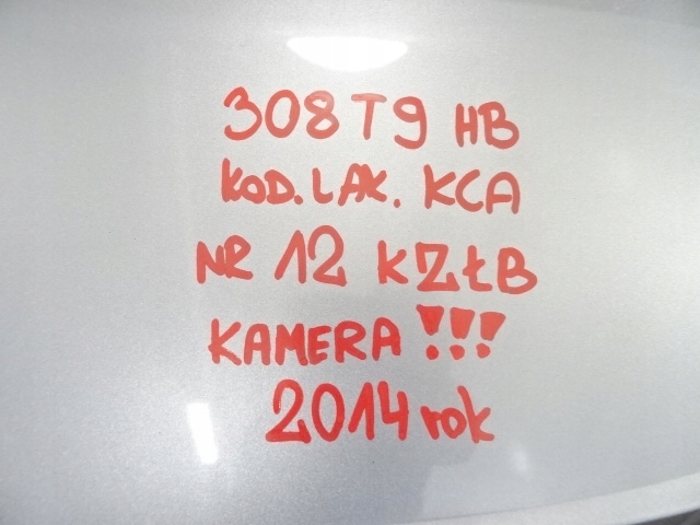 фото №14, Peugeot 308 t9 hb кришка задня камера kca kcac