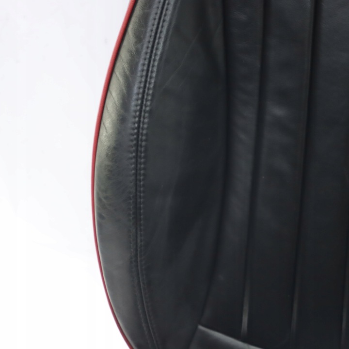 фото №8, Mini r56 jcw комплект сидений gp2 подогрев кожа чёрная championship red