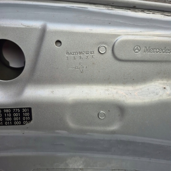 фото №9, Mercedes e-klasa w213 16-20 капот кришка двигуна a2138870203