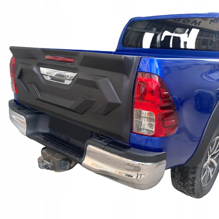 фото №6, Защита крышки багажника do toyota hilux viii n1 2015-2020 чёрный mat