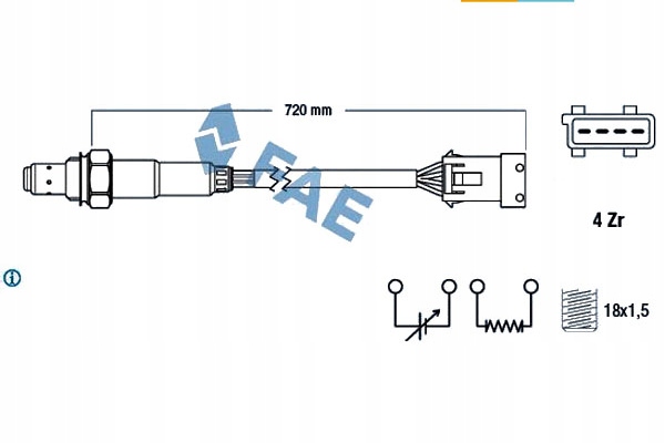 фото №8, Лямбда-зонд fae 77280 1628lp