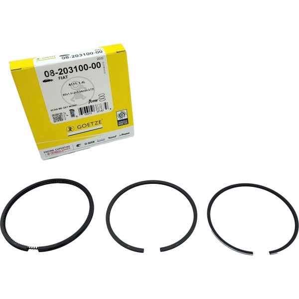 фото №1, Кільця поршневі номінальні 80.00 polonez 1600