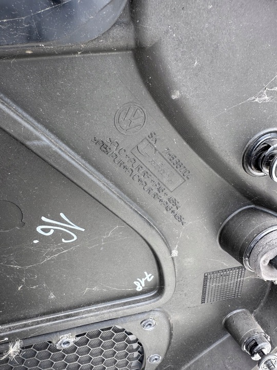 фото №7, T5 7h рестайлінг multivan оббивка двері правий перед 7h5867104 7h0815020a