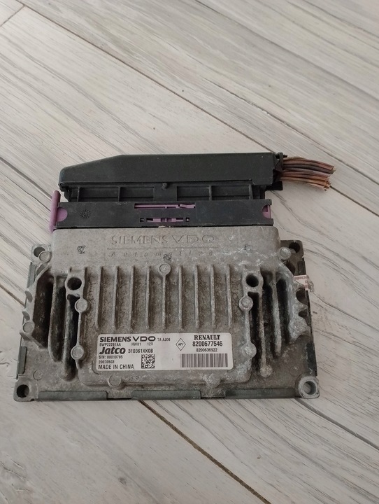 фото №1, Комп'ютер блок керування двигуна 8200677546 scenic ii