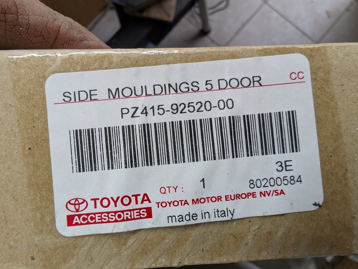 фото №11, Toyota aygo i 5 двері 5d 2005-2014 планки двері комплект нове оригінал