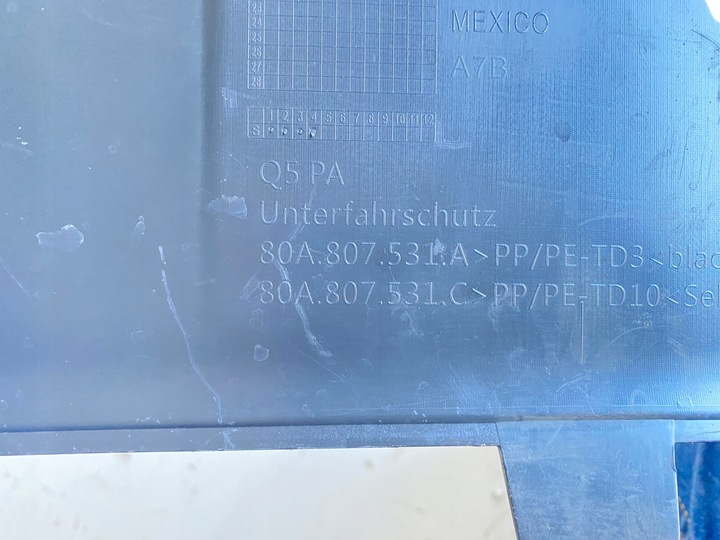 фото №10, Накладка спойлер спойлер нижний бампера audi q5 ii 80a рестайлинг 2021-