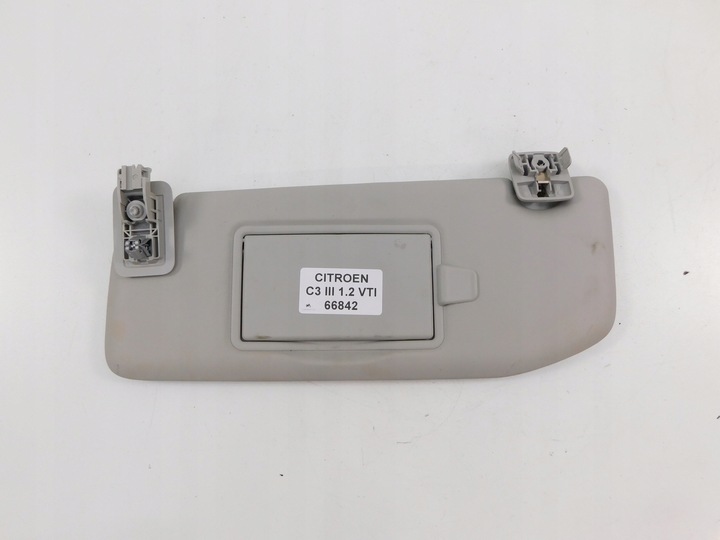 фото №1, Citroen c3 iii 1.2 vti 19r. солнцезащитный козырёк защита солнцезащитная левая