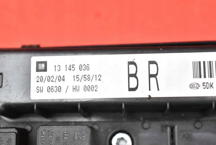 фото №7, Коробка предохранителей bsi 13145036br opel astra 3 iii h 1.4 16v 90km + pin