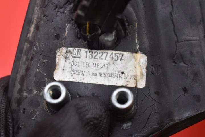 фото №11, Дзеркало праве темно-синій eu 13227457 opel meriva a рестайлінг 04-10 5 pin
