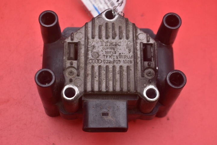 фото №1, Катушка зажигания 032905106b seat altea 1 i 1.6 8v 102 km 04-09