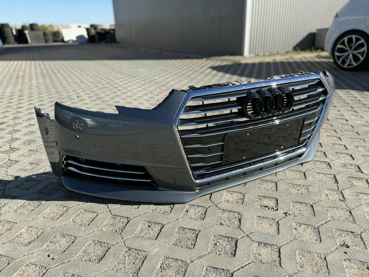 фото №6, Audi a4 b9 8w бампер перед переднее 6xpdc lx7r комплектный хороший 15-19r.