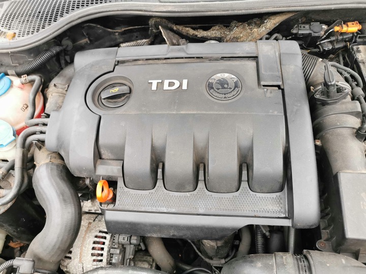 фото №1, Двигатель комплектный bls 1.9tdi vw golf v caddy passat
