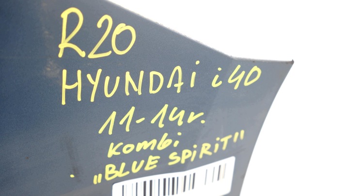 фото №12, Задний бампер hyundai i40 11-14r универсал синий spirit