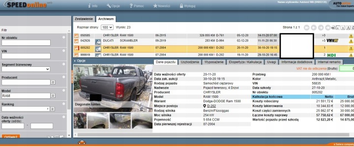 фото №4, Dodge ram 1500 iii замок двери левые зад заднее 02-09