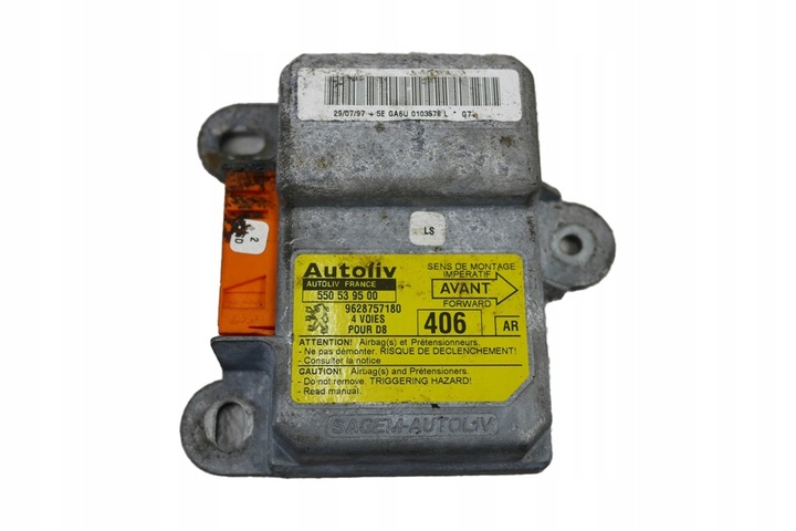 фото №1, Модуль датчик подушек подушка безопасности peugeot 406 купе