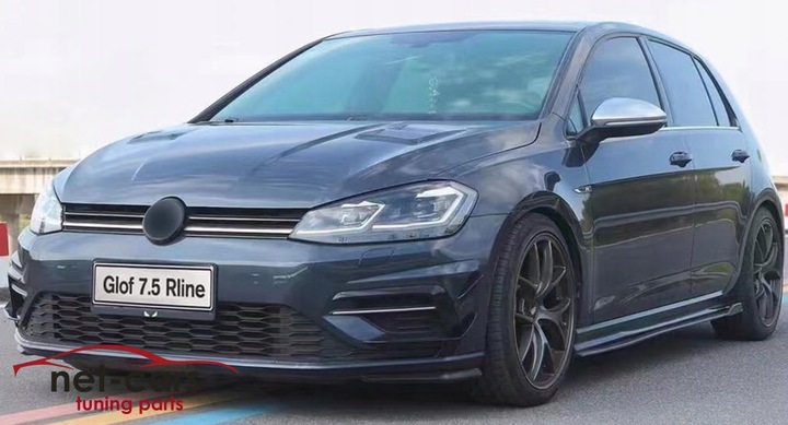 фото №12, Спойлер накладка бампер golf 7.5 17- карбон r lin