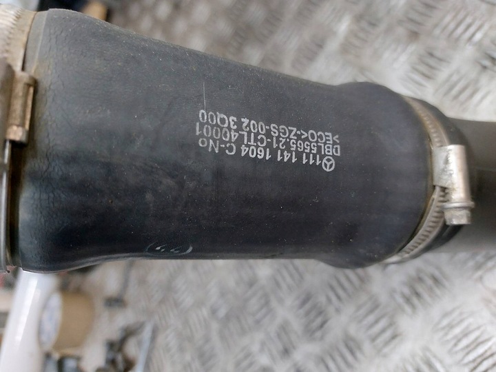 фото №3, Воздуховод фильтра воздуха + расходомер mercedes w210 2.0 компрессор