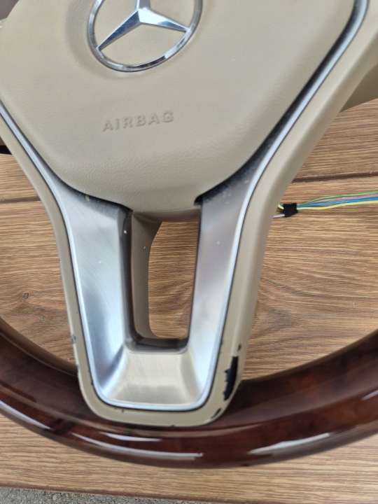фото №10, Комплектна дерев'яна кермо mercedes cls w218 e w212 w204 glk sl ml w166