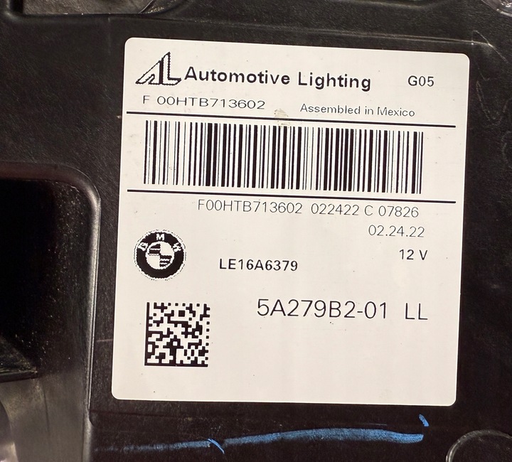 фото №13, Bmw x5 g05 x6 g06 m x5 тінь лампа перед laser bmw laser чорний з модулями