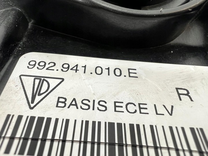 фото №16, Porsche 911 992 полный led базовый лампа левая правая