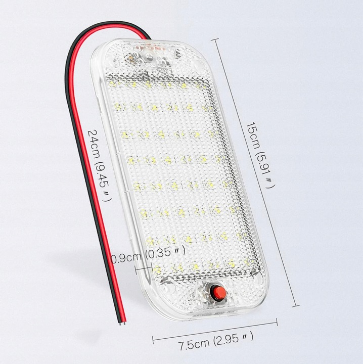 фото №14, 4x фара 48 led дополнительный освещение łódź яхта kamper tir автобус itp 12v