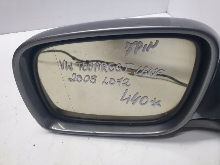 фото №9, Зеркало левая 7 pin vw touareg 2003 год код краски ld7z