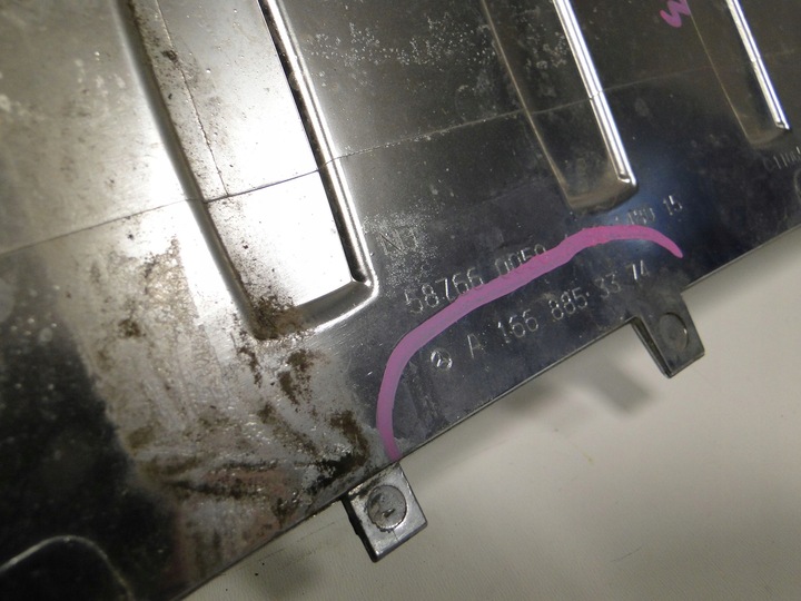 фото №9, Mercedes gle w166 166 планка захист хром зад