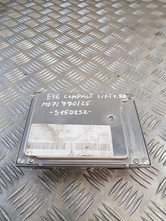 фото №8, Блок керування двигуном (ecu) 7508292 bmw e46 compact рестайлінг 1.8b європа