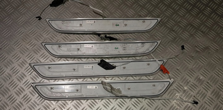 фото №15, Bmw g11 m набір планка led порога планки порогові підсвічуваний комплект 4szt