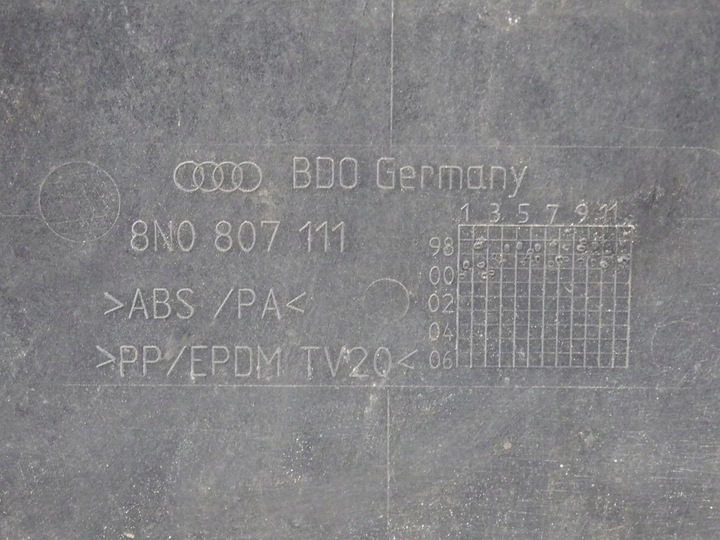 фото №16, Audi tt 8n 98-05 бампер перед переднее pod ксенон решётка решётка радиатора lz5w